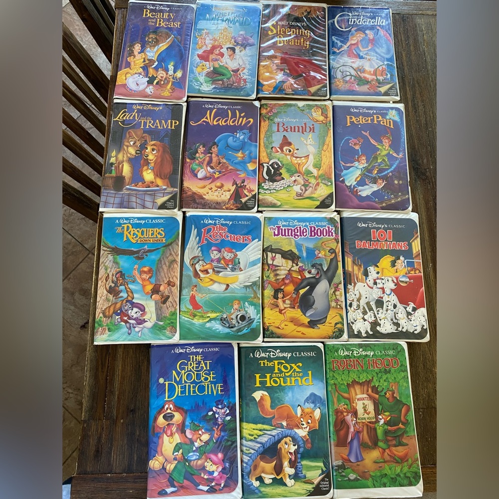 Disney VHS bundle